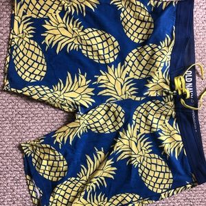 mens pineapple bathing suit